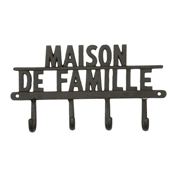 Patère 4 crochets Maison de famille