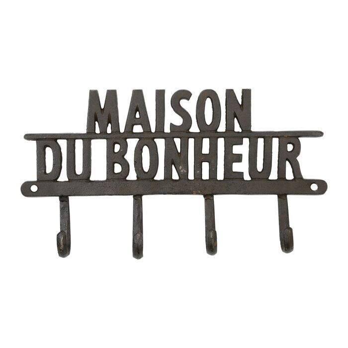 Patère 4 crochets Maison du bonheur