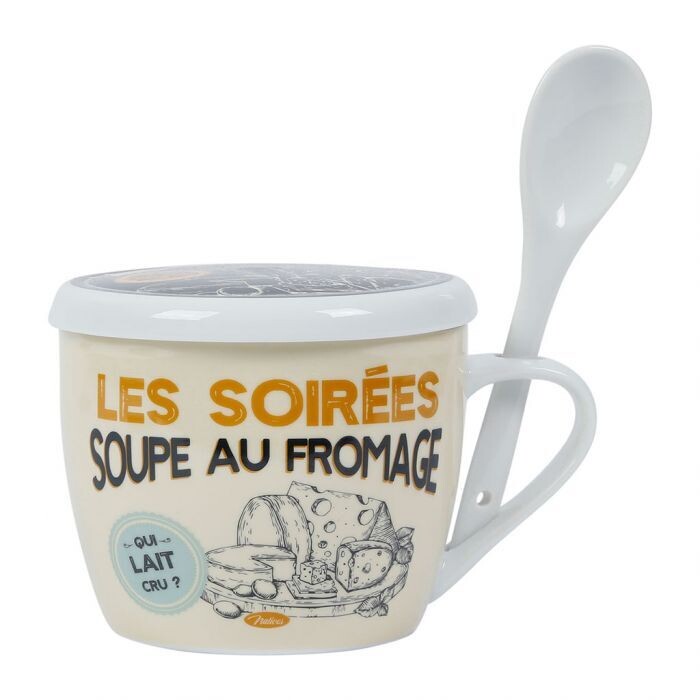 Bol à soupe avec cuillère - La Fromagerie