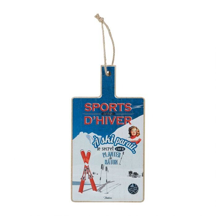 Planche à découper - Sports d&#39;hiver