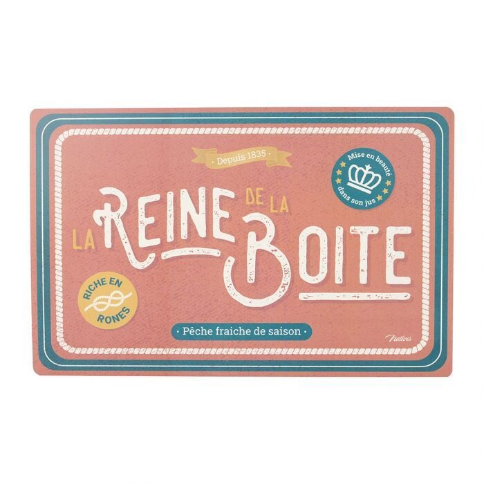 Set de table - La reine de la boîte