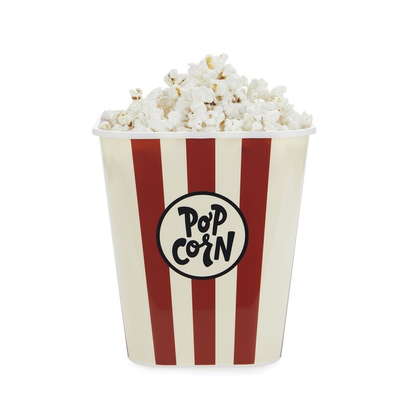 Pot à Popcorn rétro rouge