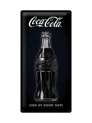 Plaque métal 50 x 25 cm - Coca-Cola - Ice cold
