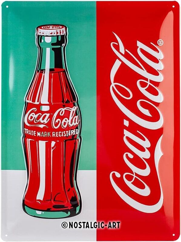 Plaque métal 30 x 40 cm - Coca-Cola - Edition limitée