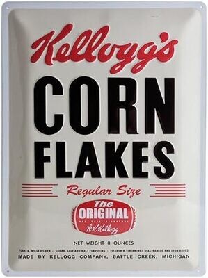 Plaque métal 30 x 40 cm - Kellogg's Corn Flakes Original