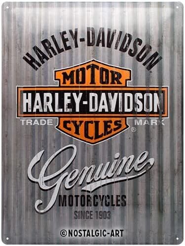 Plaque métal 30 x 40 cm - Harley - Metal Wall