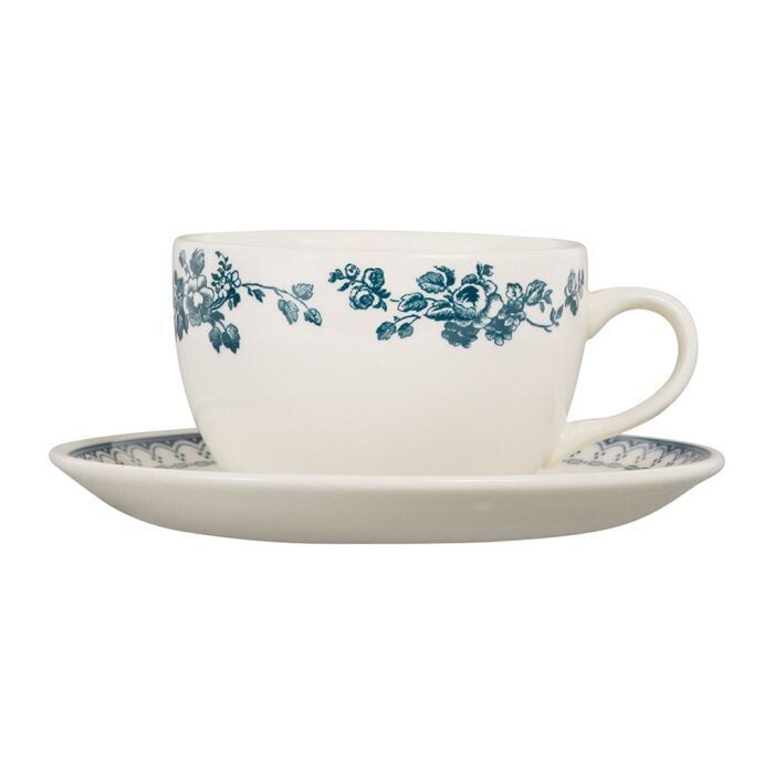 Tasse à thé Faustine Bleu ancien