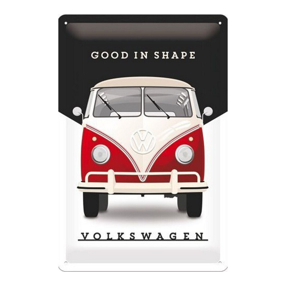 Plaque métal 20 x 30 cm - VW - Good In Shape
