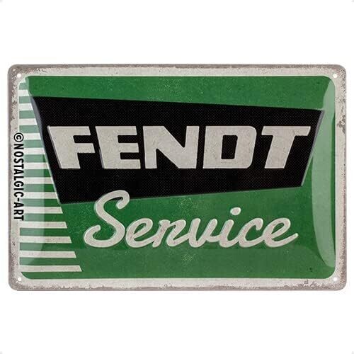 Plaque métal 20 x 30 cm - Fendt Service