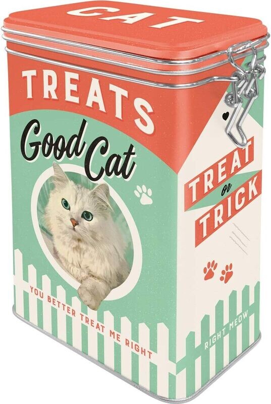 Boîte clip  - Cat Treats Good Boy