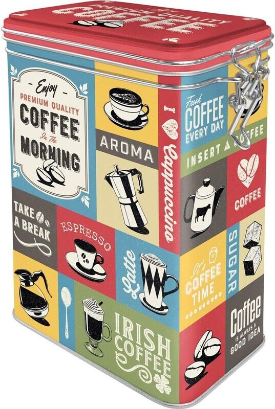 Boîte clip  - Coffee Collage