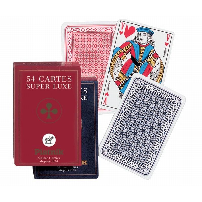 Jeu de 54 Cartes - Super Luxe