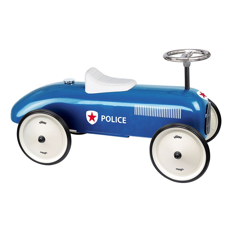 Porteur en métal, Vintage police