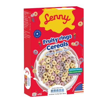 Fruity rings cereals