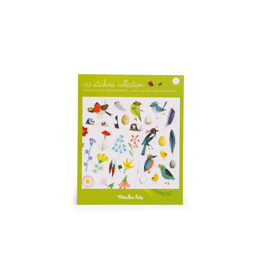 Pochette de stickers du botaniste - Le jardin du moulin