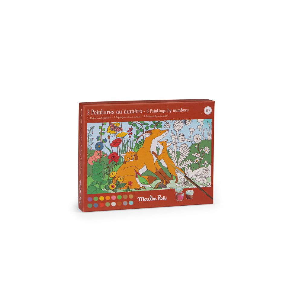 Peintures au numéro Le botaniste - Le jardin du moulin