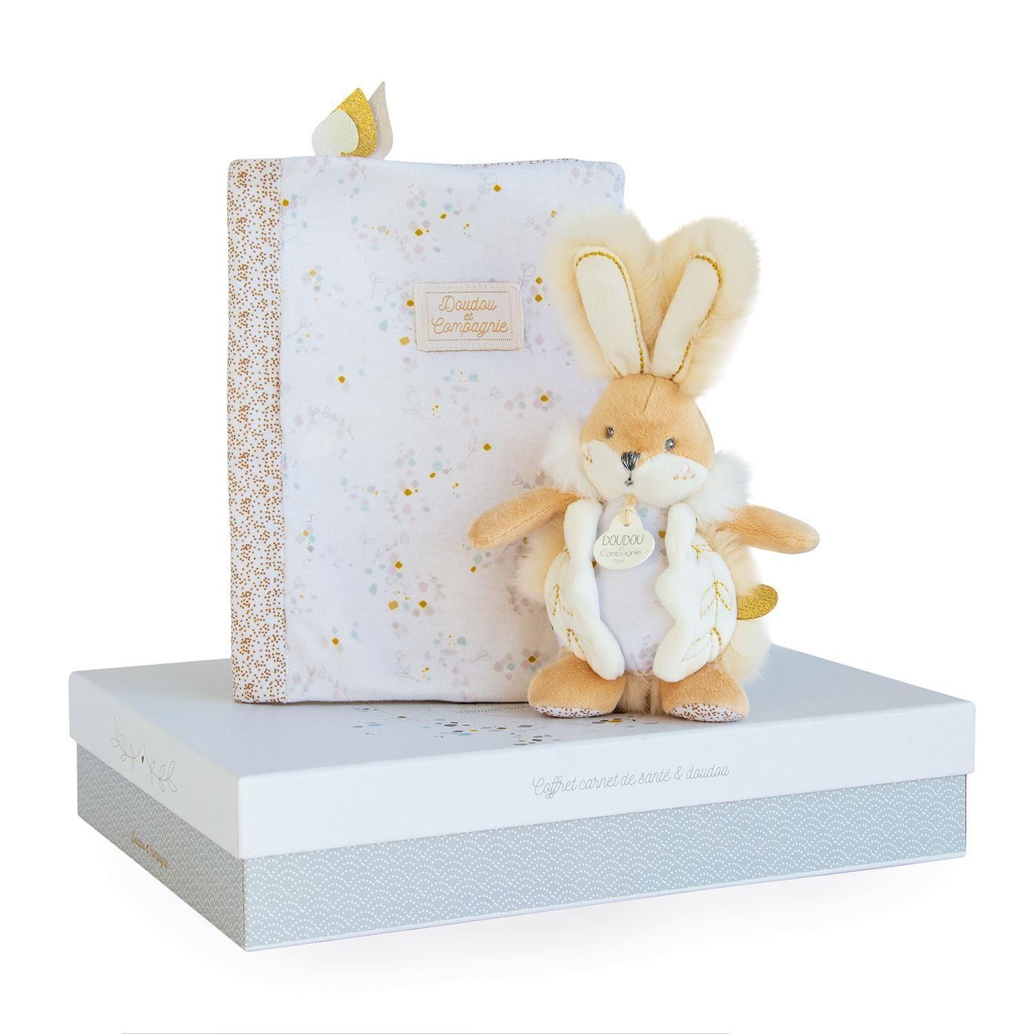 Coffret cadeau naissance Lapin de sucre blanc