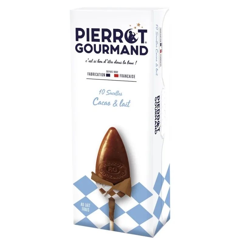 Etui 10 sucettes Cacao &amp; lait