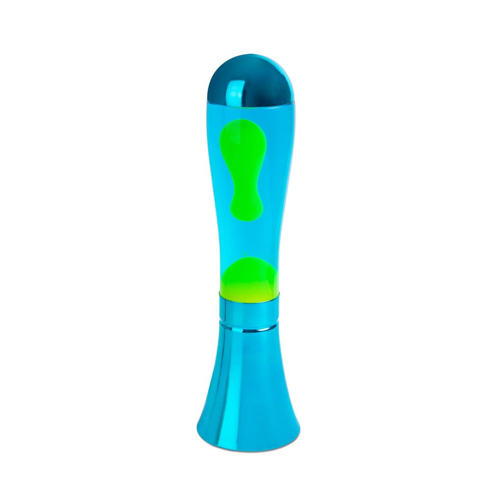 Lampe Lava Magma Aluminium - Bleu