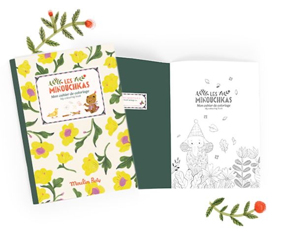 Cahier de coloriage - Les Minouchkas