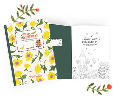 Cahier de coloriage - Les Minouchkas