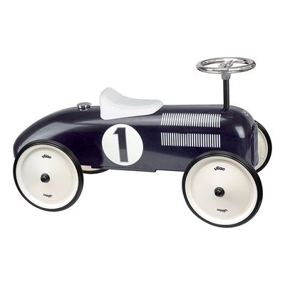 Porteur en métal, Vintage noir