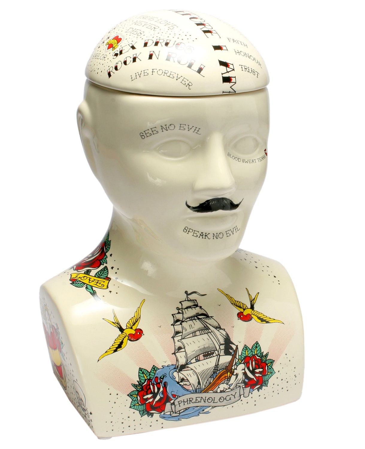 Bocal buste - Tattoo Old School