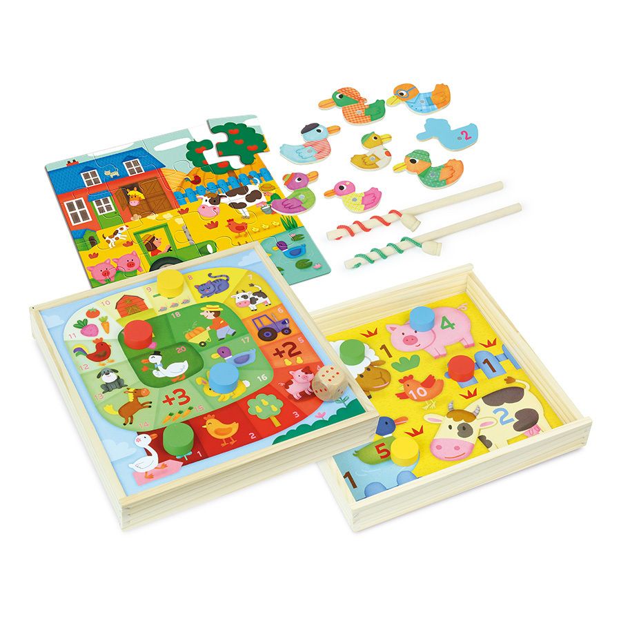 Jeux des tout-petits à la ferme