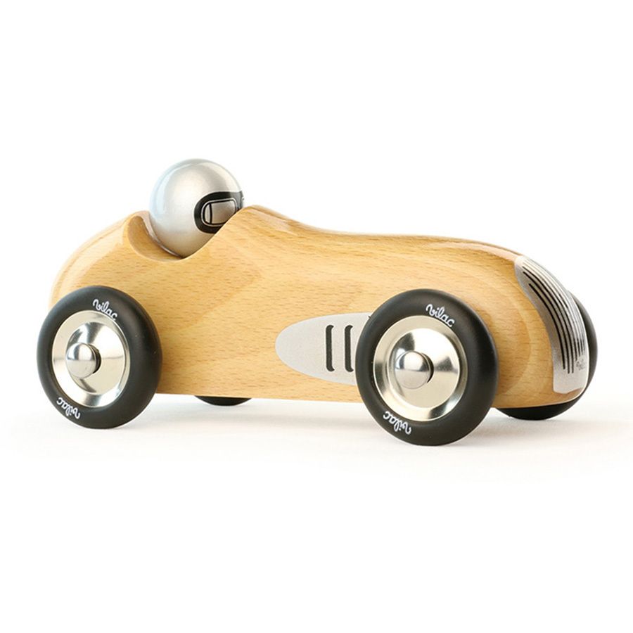Voiture en bois, Old sport - Grand modèle bois naturel
