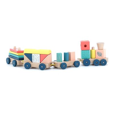 Train de cubes en bois, Sous la canopée