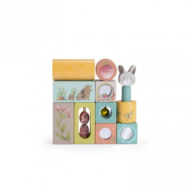 Cubes d&#39;activités - Trois petits lapins