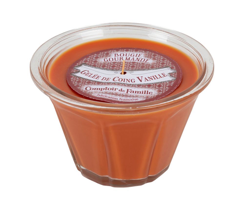 Bougie Gourmande - Gelée de Coing Vanille