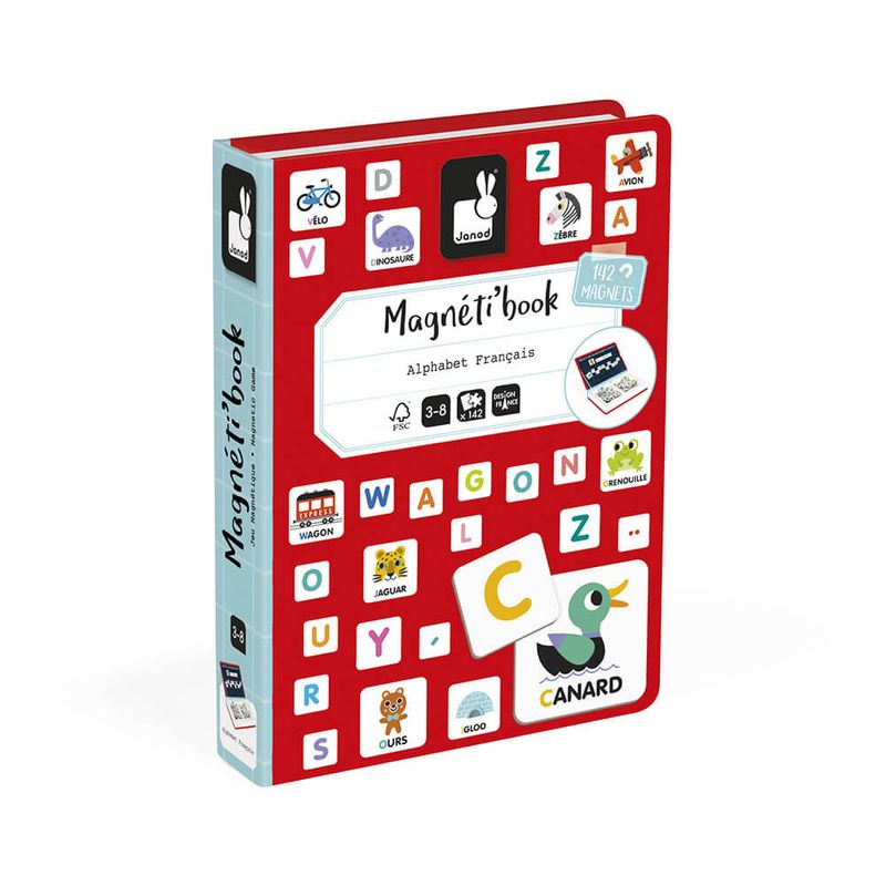 Magnéti&#39;book alphabet français, 142 magnets