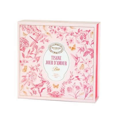 Coffret Tisane Bio  JOUR D AMOUR