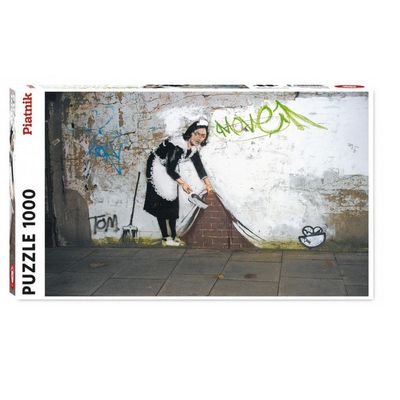 Puzzle 1000 pièces - Bansky - Femme de ménage