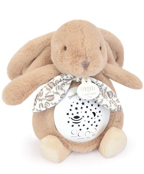 Veilleuse Lapin Musicale Projection mur avec chansons Douces - Beige