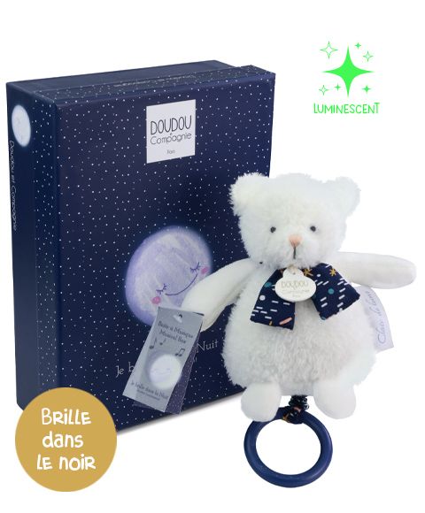 Clair de Lune - Boite a musique luminescente Ours