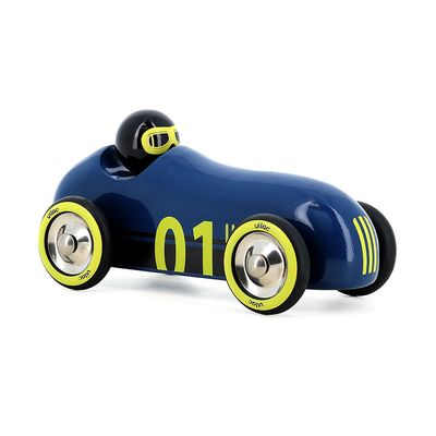 Voiture en bois, Old sport Compet’ - Bleu nuit