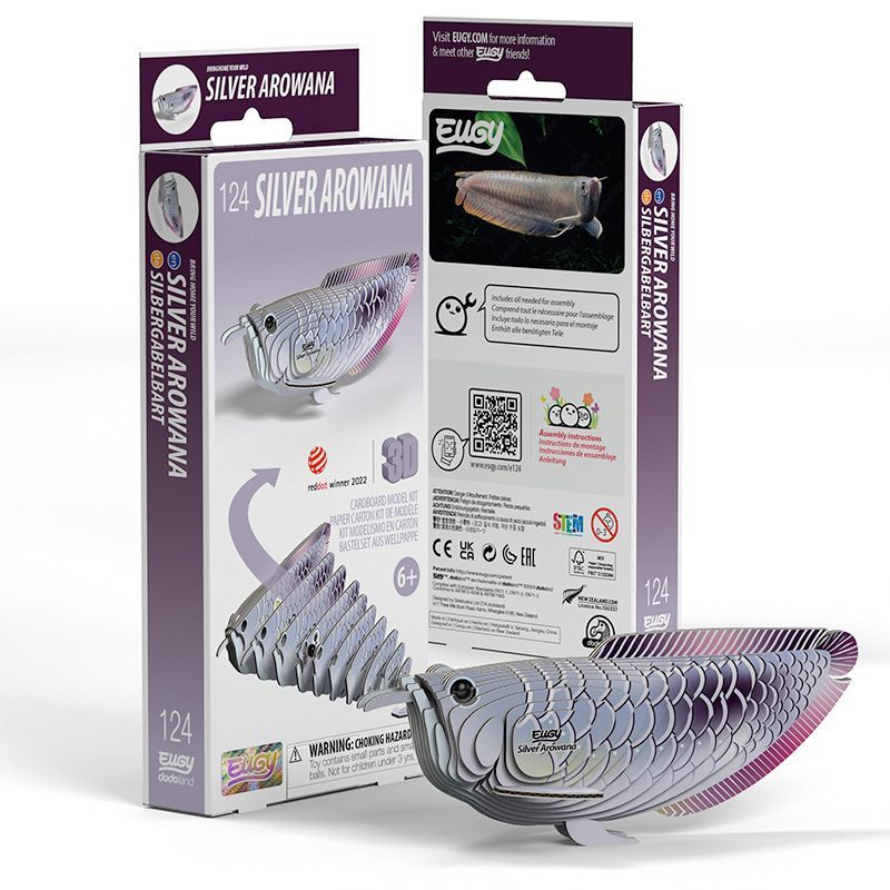 Eugy 3D - Arowana argenté