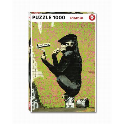 Puzzle 1000 pièces - Bansky - Roller Chimp
