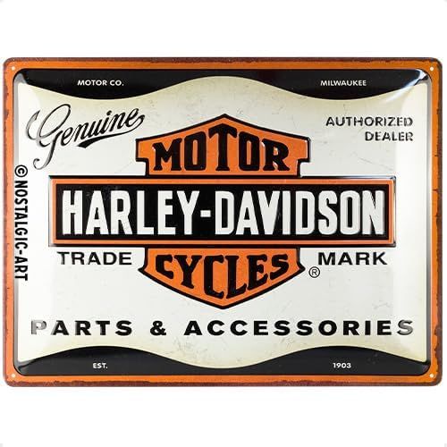 Plaque métal 30 x 40 cm - Harley - Parts &amp; Accessoires
