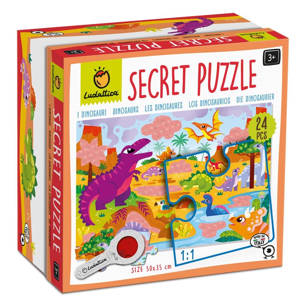 Secret Puzzle - Dinosaures