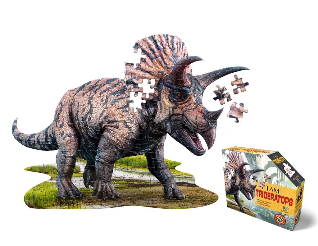 Puzzle I Am Lil' - Triceratops 100 pièces