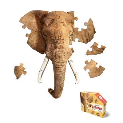 Puzzle I Am - Eléphant 24 pièces