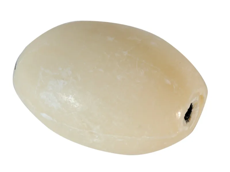 Savon blanc parfum lait d'amande pour porte savon rotatif