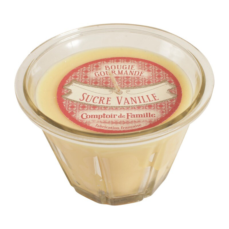 Bougie Gourmande - Sucre vanillé
