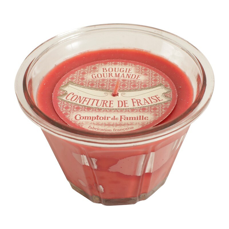 Bougie Gourmande - Confiture de fraise