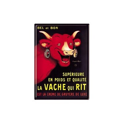 Plaque métal 15 X 21 cm - Vache qui rit  Bel et Bon
