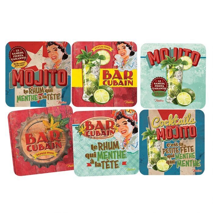 Dessous de verres ( X 6 ) - Mojito