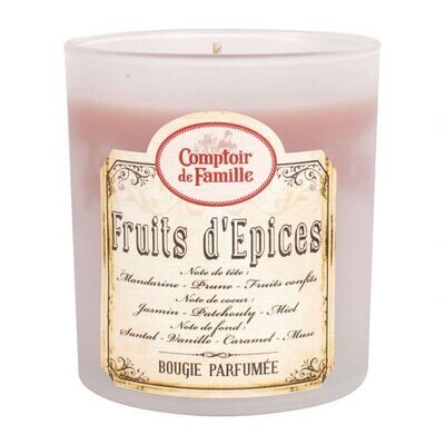 Bougie parfumée - Fruits d'épices